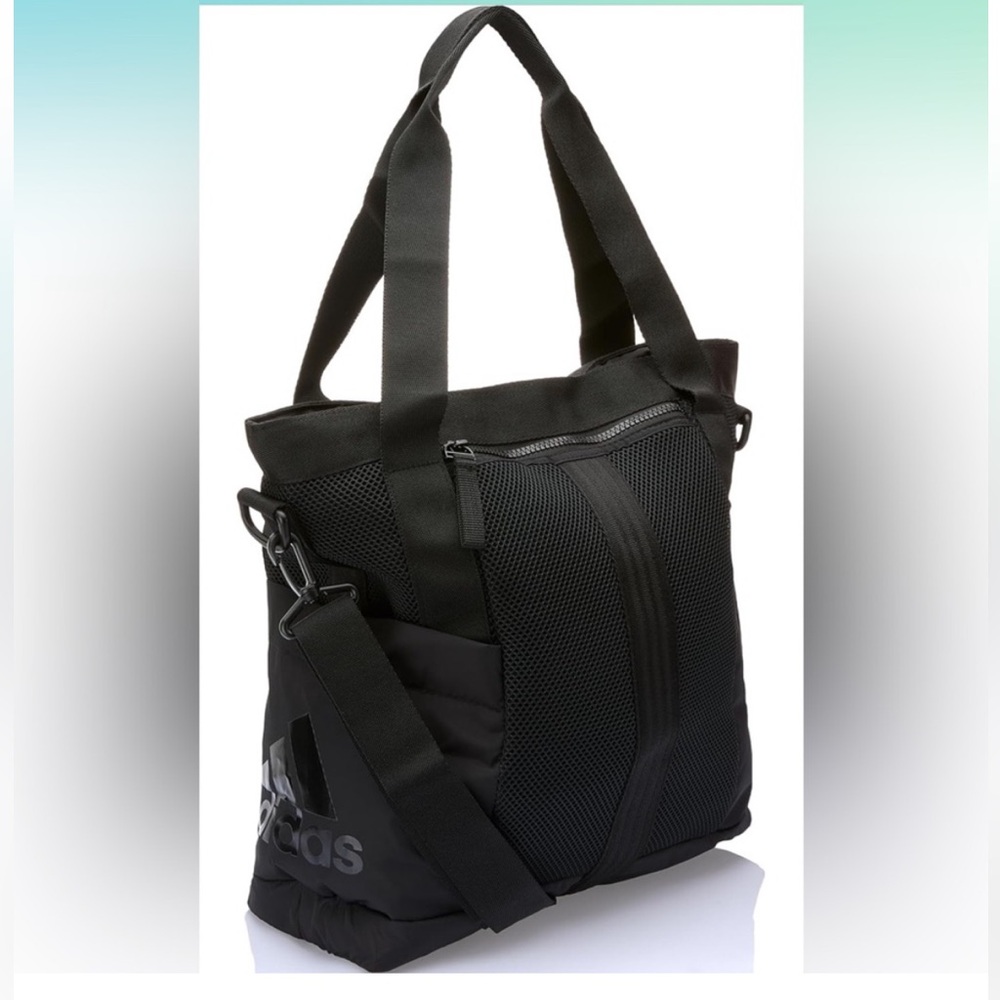 Adidas black mesh panel Tote Bag/ teacher bag